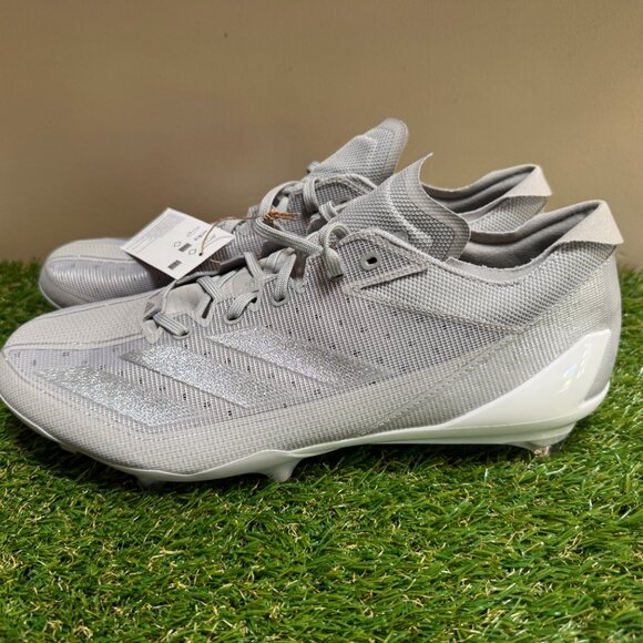 Adidas Adizero Electric Football Cleats Grey Silver Metallic IE4386 Men\'s 12 NEW main image 9